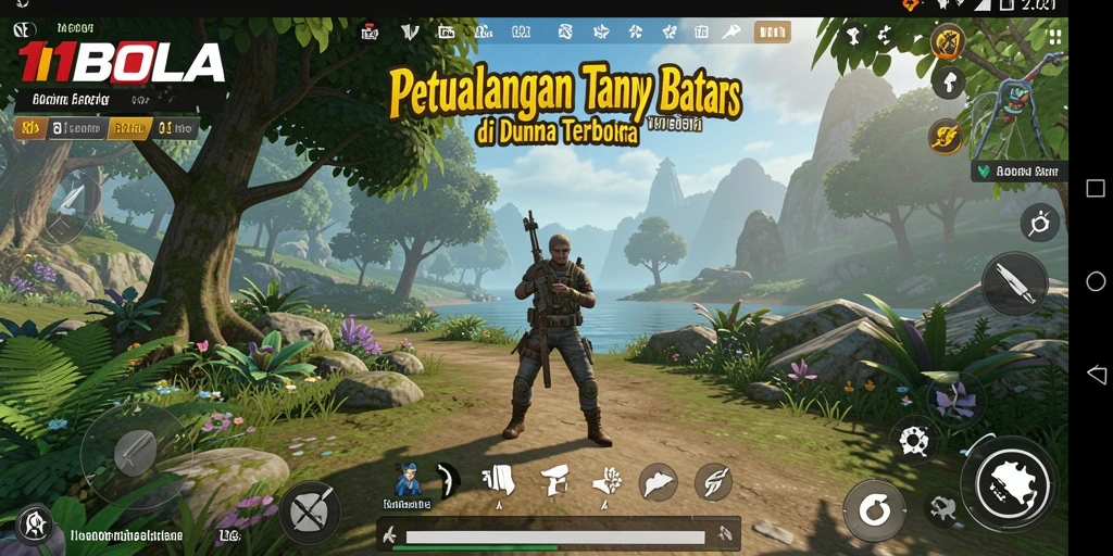 Menampilkan gameplay seru dari 11BOLA di dunia terbuka.