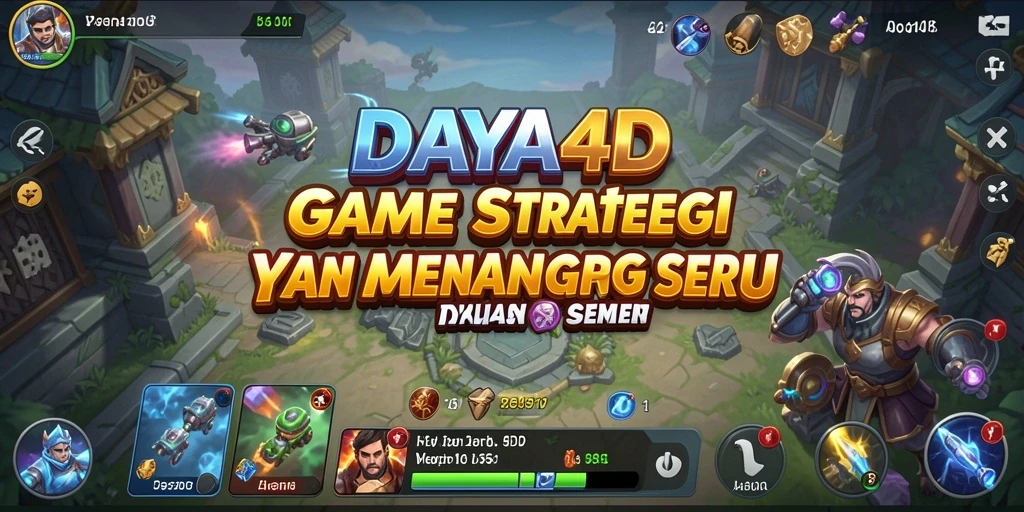 Tampilan menarik dari pertempuran strategi di DAYA4D.