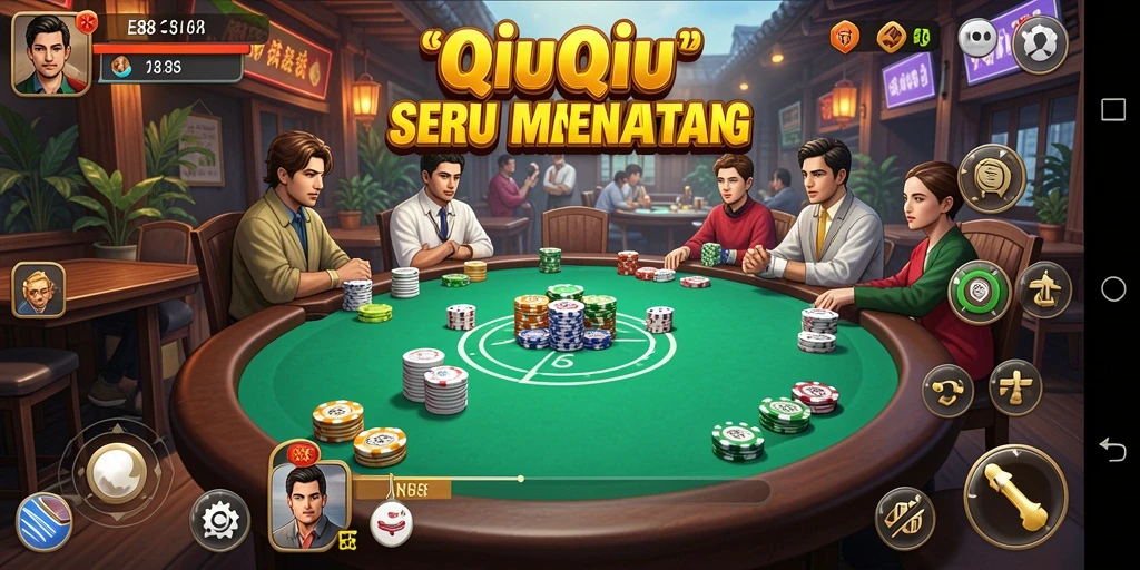 Gameplay seru dalam QiuQiu E88 yang menegangkan.