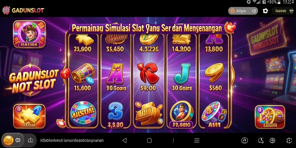 Tampilan menarik dari GADUNSLOT dengan gameplay slot yang dinamis.