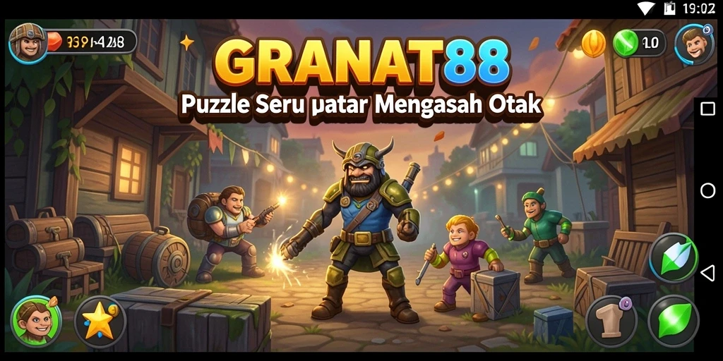 Tampilan gameplay menarik dari GRANAT88 dengan berbagai level tantangan.