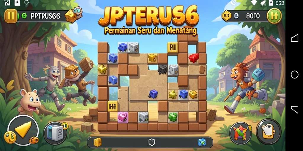 Screenshot menampilkan gameplay menarik JPTERUS66.