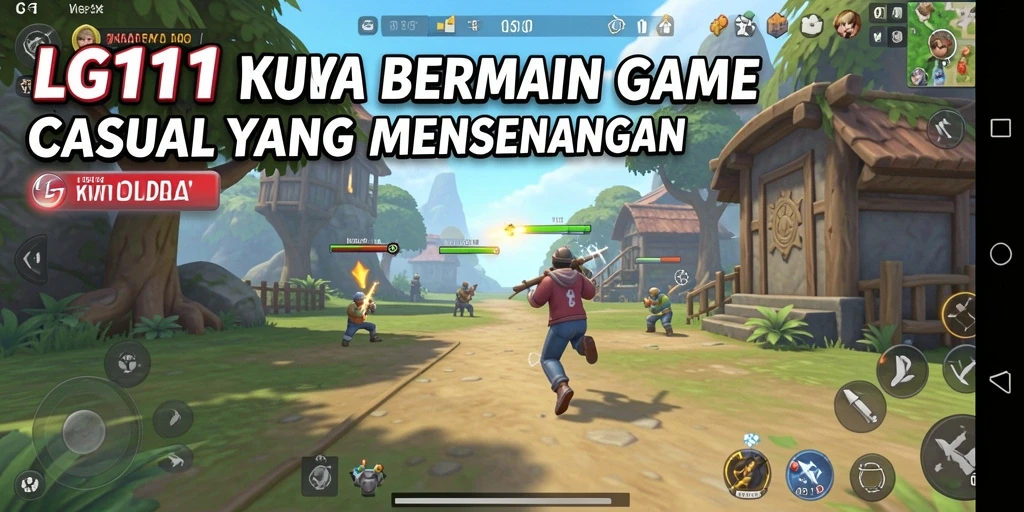 Tampilan gameplay menarik LG111 yang menampilkan grafis cerah dan interaksi seru.