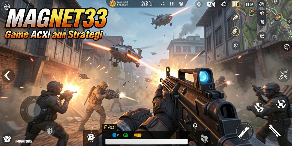 Tangkapan layar gameplay MAGNET33 yang menunjukkan aksi mendebarkan.