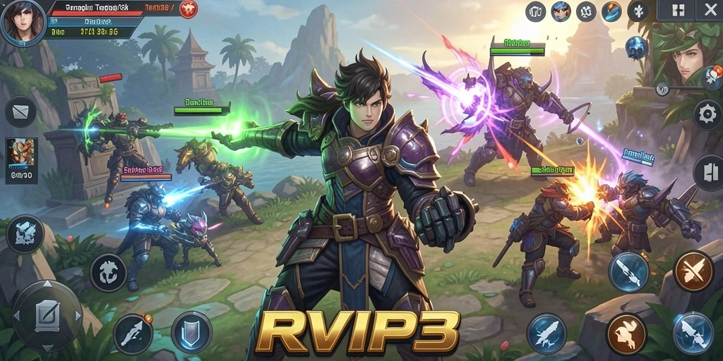 Tampilan gameplay SLG yang mengasyikkan di RVIP3.