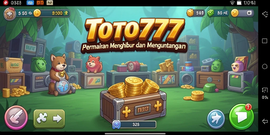 Tampilan gameplay TOTO777 dengan mekanisme Idle yang menyenangkan.