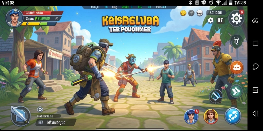 Screenshot utama VM108 menampilkan gameplay seru dan menantang.