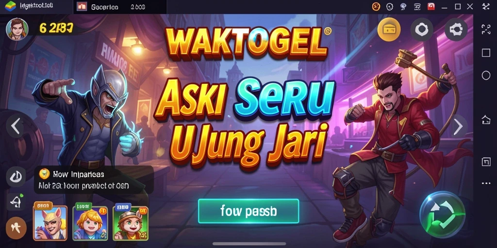 Tangkapan layar WAKTOGEL menampilkan aksi seru saat berkelahi.